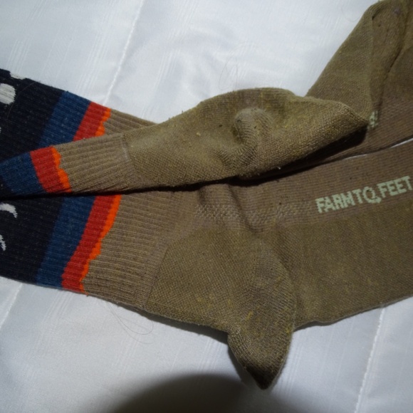Made in U.S.A. Farm to Feet Crew Trail Socks - Picture 3 of 4
